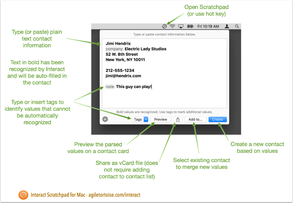 Proper, Scratchpad